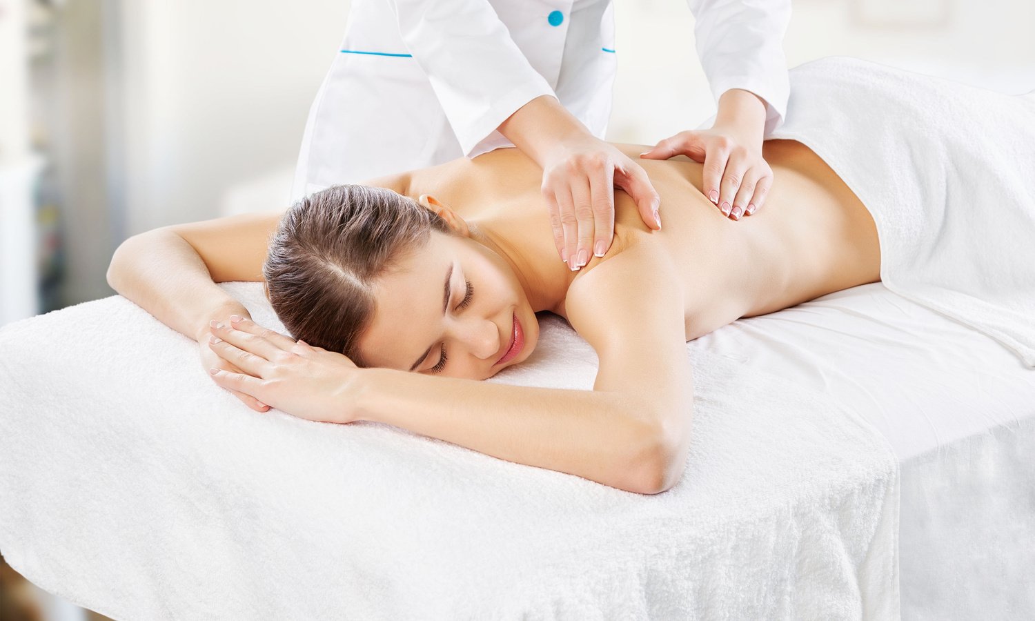 Woman Receiving Massage 